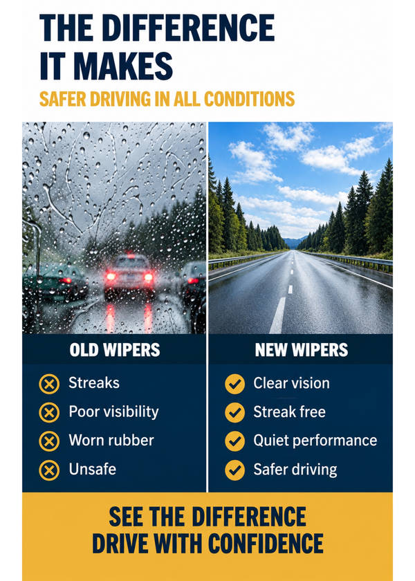 Ford Focus Estate Front & Rear Wiper Blades | Jul 2010-Apr 2018
