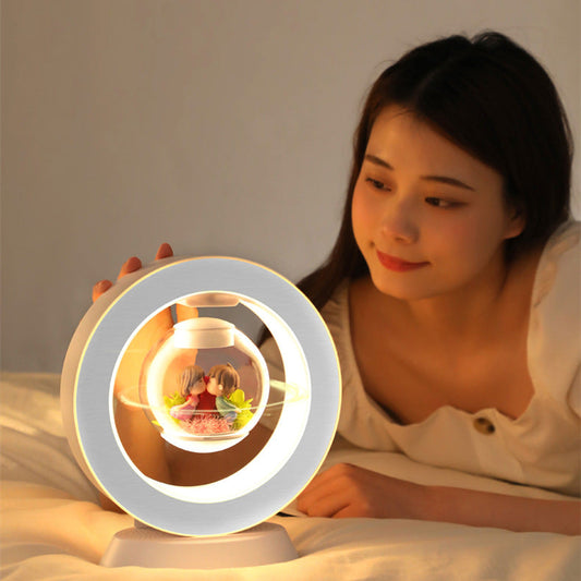 Magnetic Suspension Preserved Fresh Flower Bluetooth Audio Creative Valentine's Day Christmas Gift