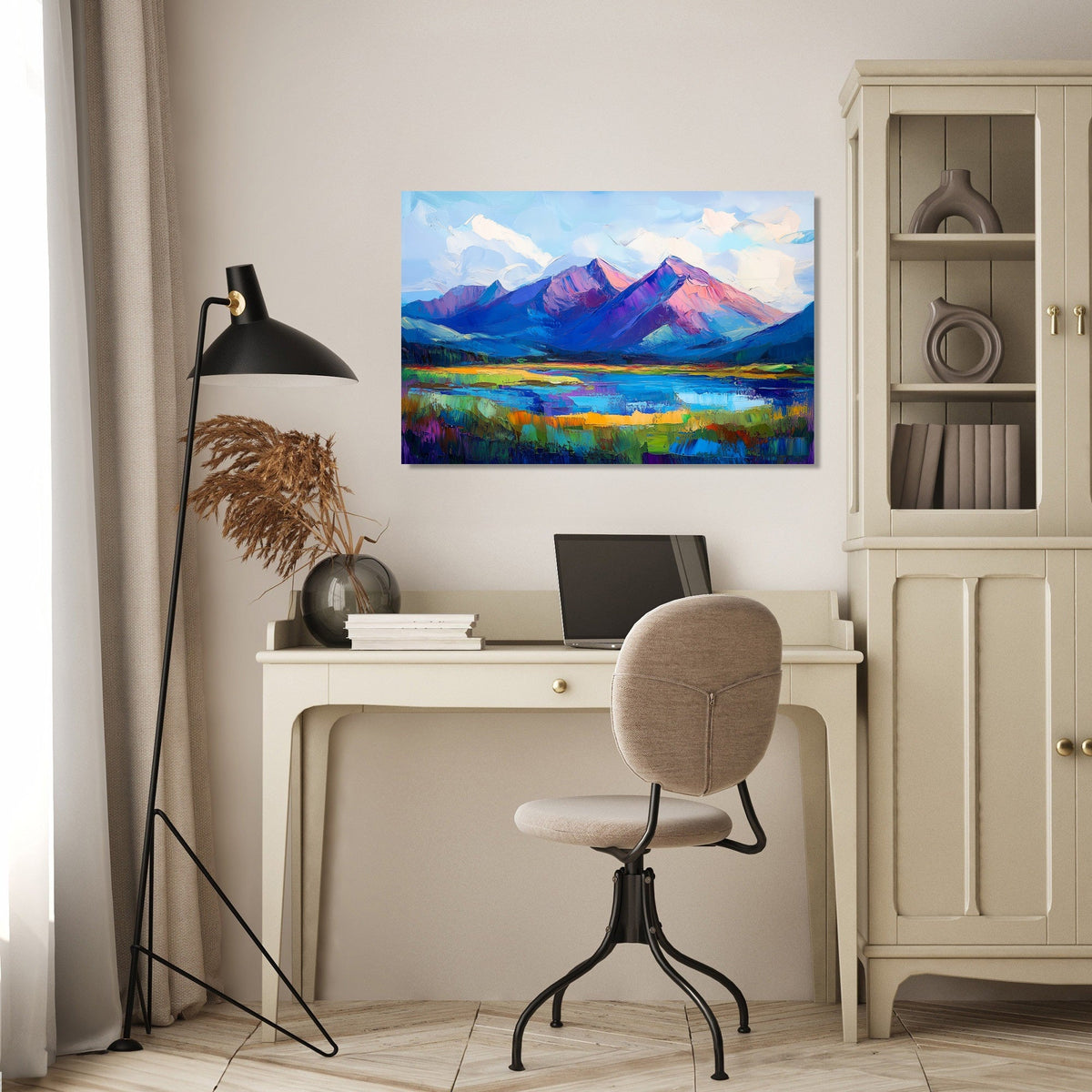 Vivid Terrain Canvas