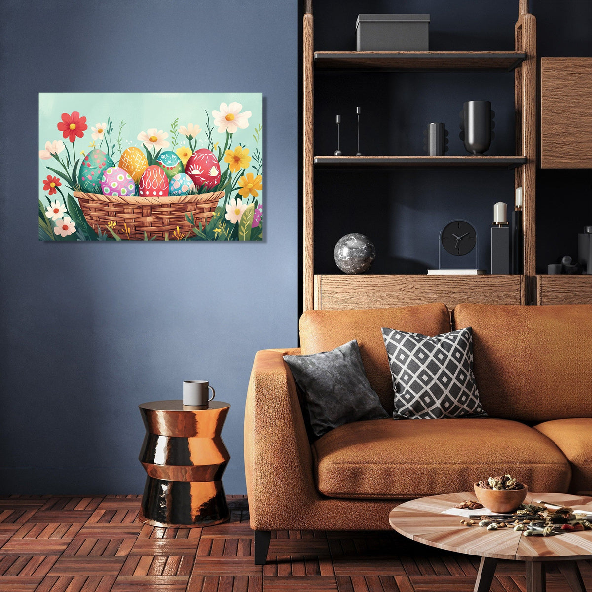 Easter Basket Blooms Canvas