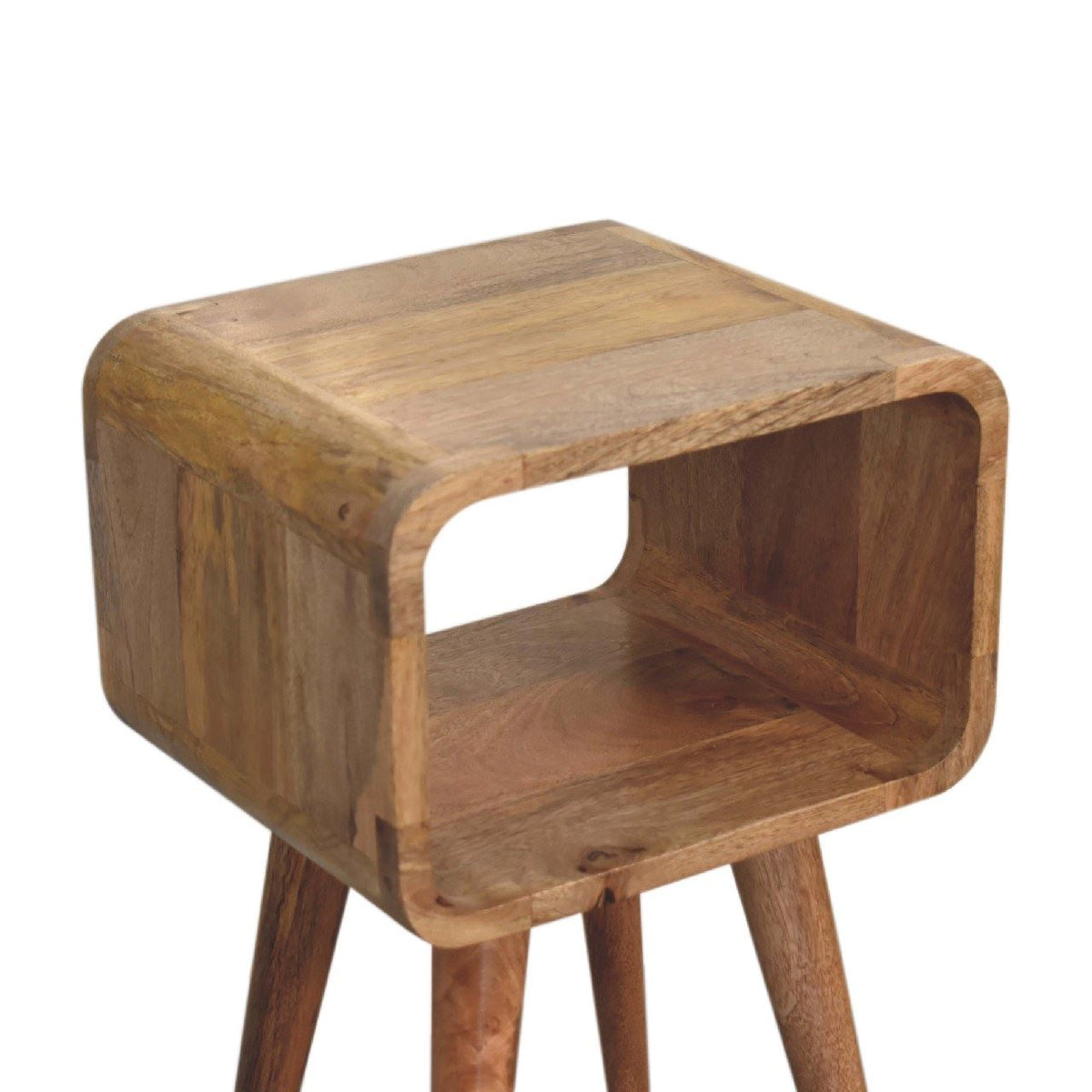 Artisan Mini Curved Open Bedside Table