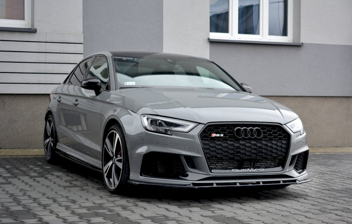 Maxton Design - Aftermarket  FRONT SPLITTER V.1 AUDI RS3 8V FACELIFT SEDAN (2017-20)
