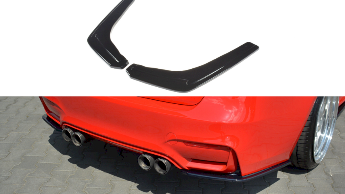 Maxton Design - Aftermarket  REAR SIDE SPLITTERS V.1 BMW M3 F80 (2014-18)