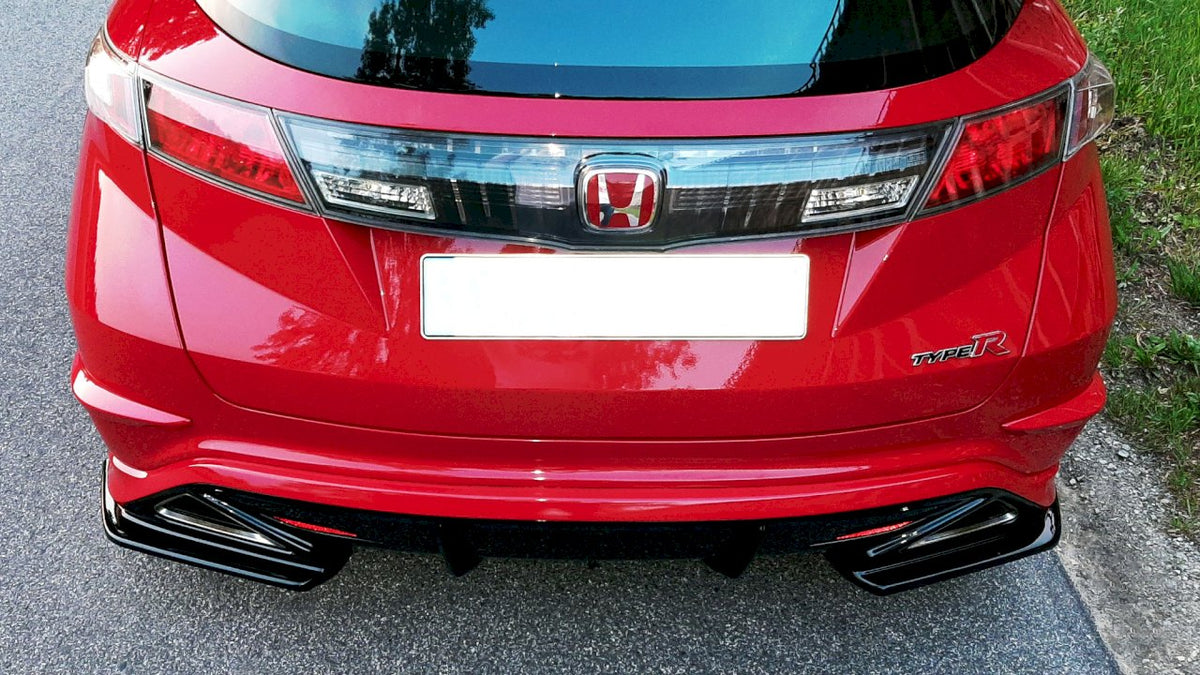 Maxton Design - Aftermarket  REAR SIDE SPLITTERS HONDA CIVIC VIII TYPE-R GP (2007-2010)