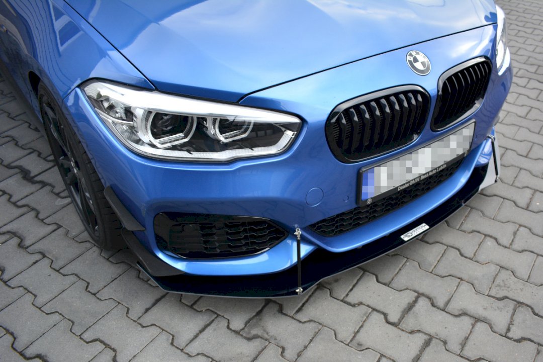 Maxton Design - Aftermarket  FRONT RACING SPLITTER V.1 BMW 1 F20/F21 M-POWER FACELIFT (2015-19)