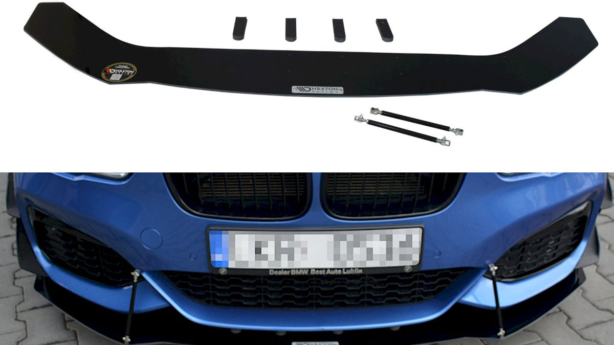 Maxton Design - Aftermarket  FRONT RACING SPLITTER V.1 BMW 1 F20/F21 M-POWER FACELIFT (2015-19)