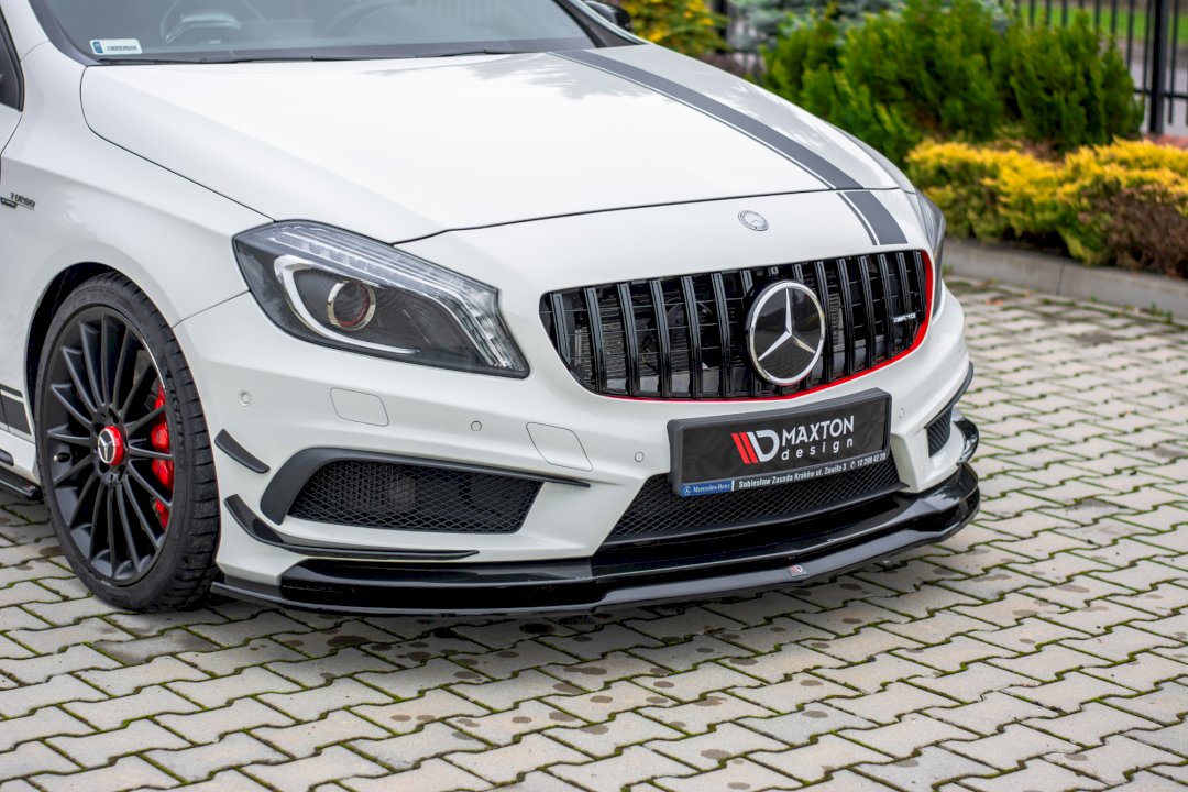 Maxton Design - Aftermarket  FRONT SPLITTER MERCEDES A45 AMG W176 (2013-2015)
