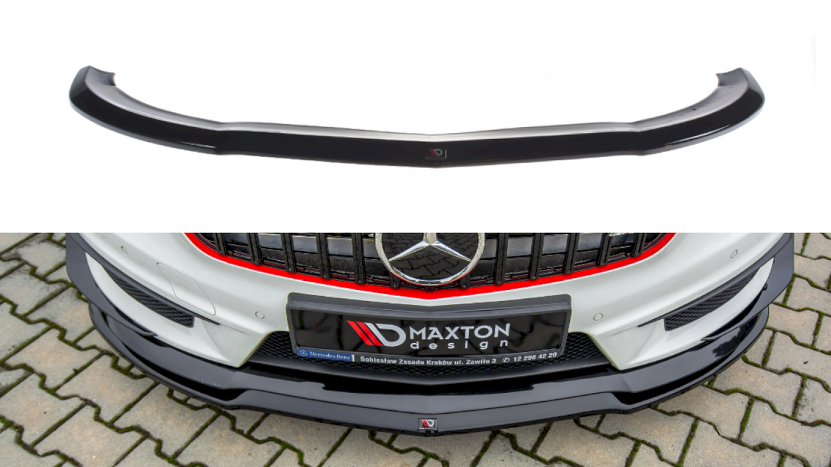 Maxton Design - Aftermarket  FRONT SPLITTER MERCEDES A45 AMG W176 (2013-2015)