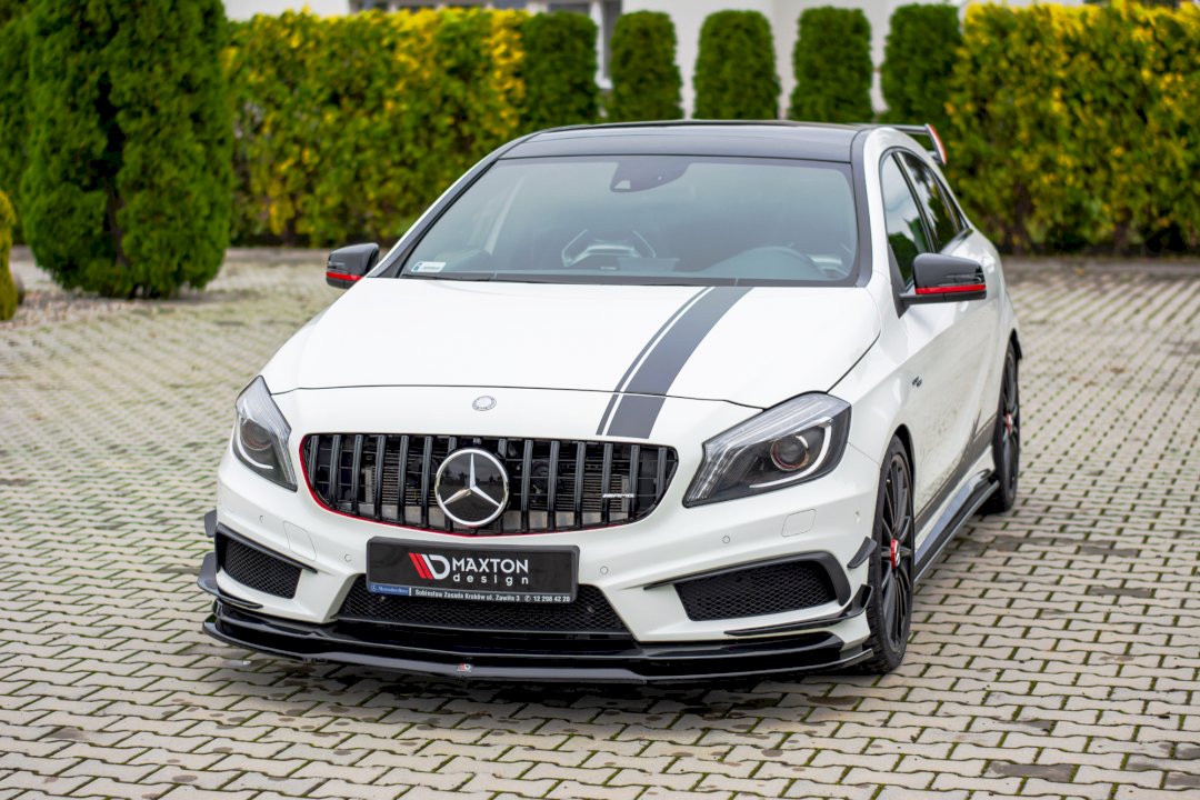 Maxton Design - Aftermarket  FRONT SPLITTER MERCEDES A45 AMG W176 (2013-2015)
