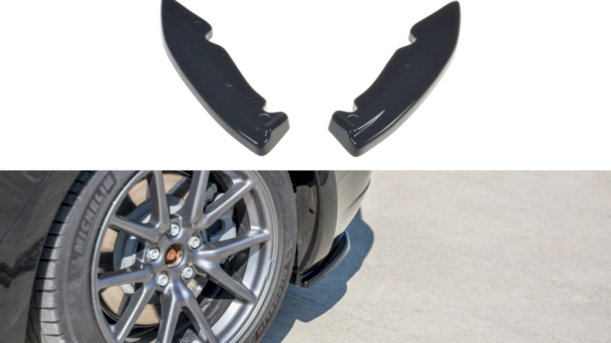 Maxton Design - Aftermarket  REAR SIDE SPLITTERS TESLA MODEL 3 (2017-2023)