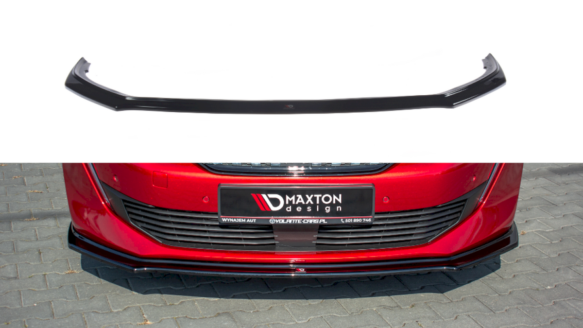 Maxton Design - Aftermarket  FRONT SPLITTER V.2 PEUGEOT 508 SW MK2