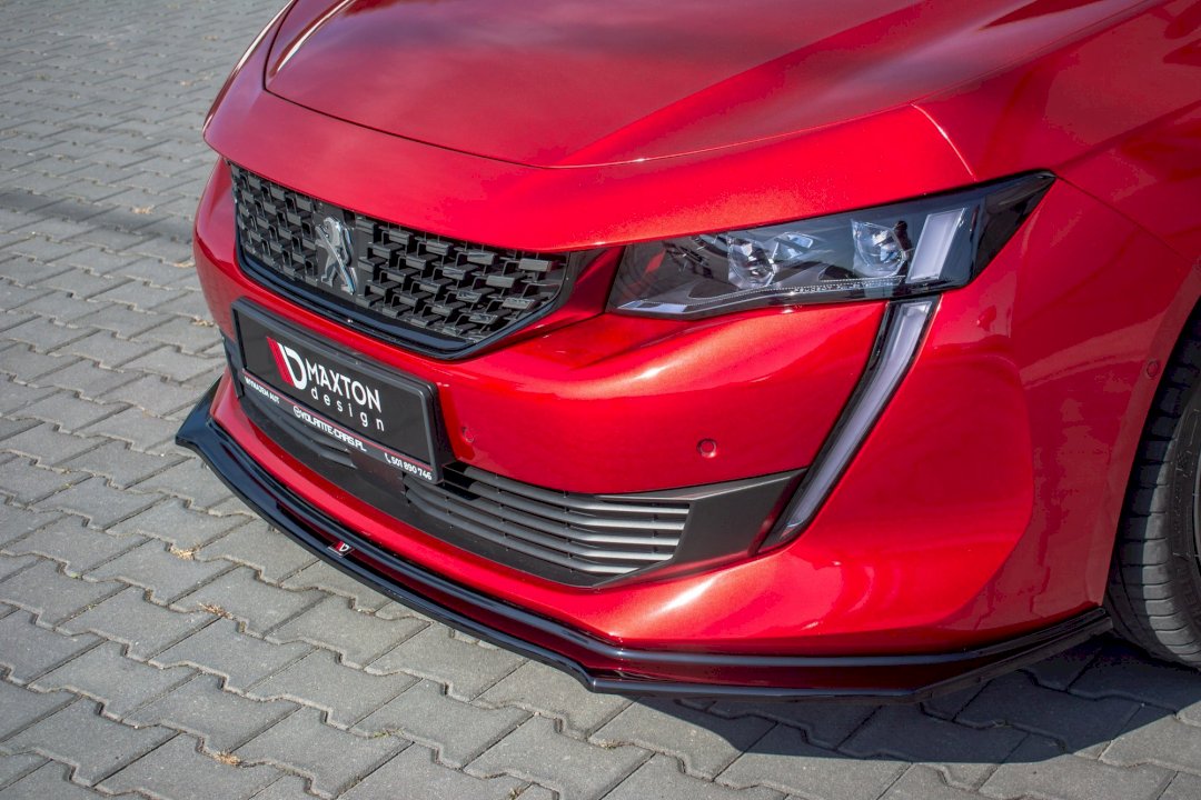 Maxton Design - Aftermarket  FRONT SPLITTER V.2 PEUGEOT 508 SW MK2