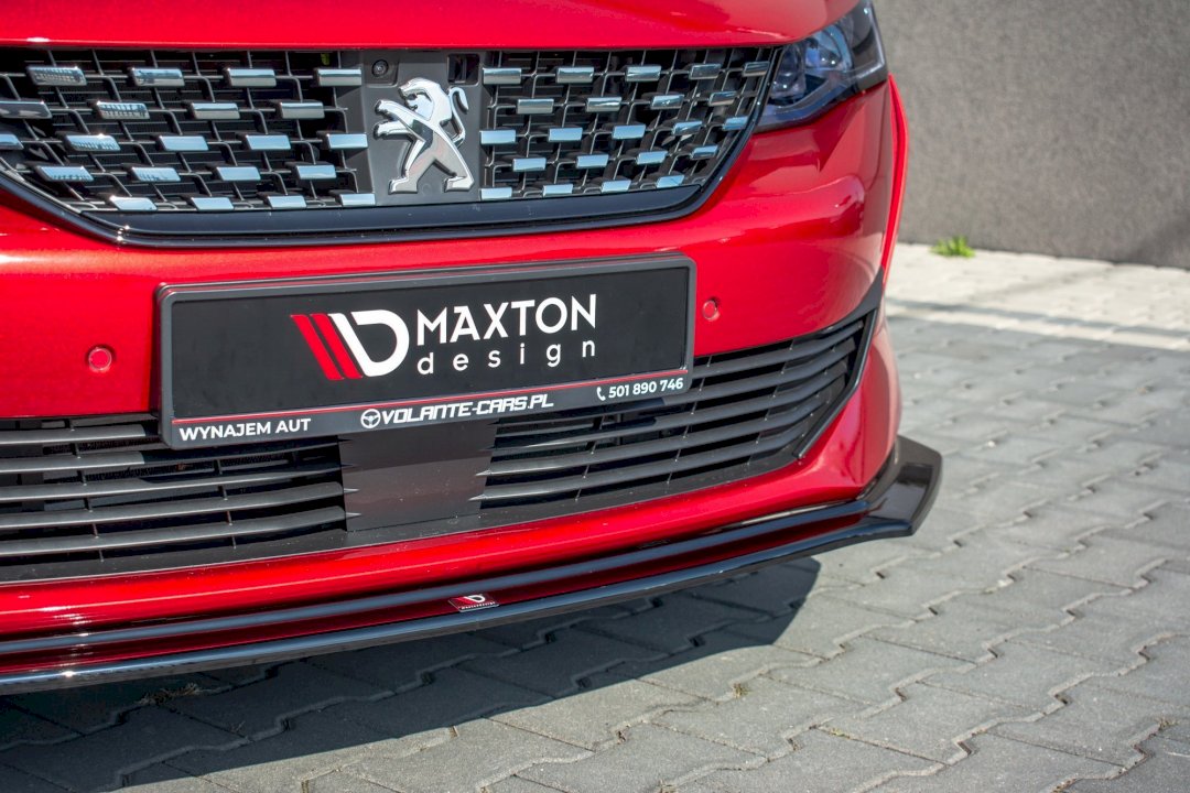 Maxton Design - Aftermarket  FRONT SPLITTER V.2 PEUGEOT 508 SW MK2