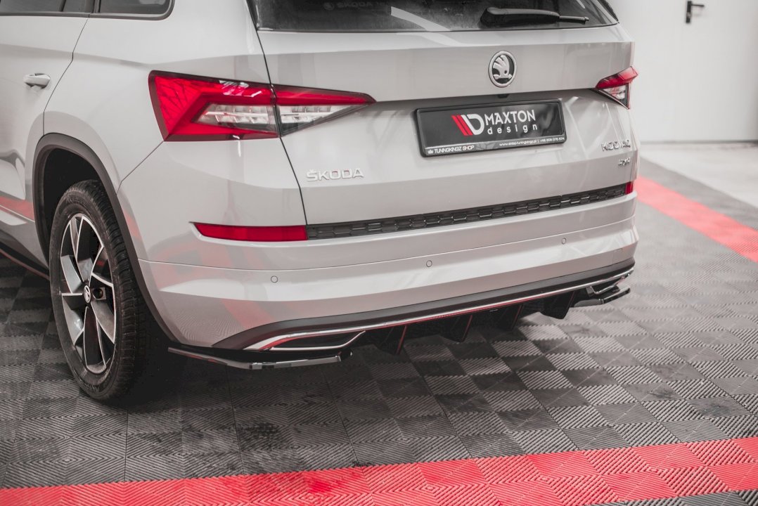 Maxton Design - Aftermarket  REAR SIDE SPLITTERS SKODA KODIAQ SPORTLINE (2017-)