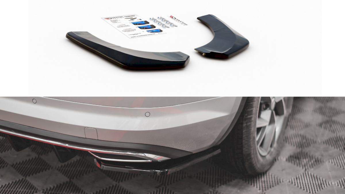 Maxton Design - Aftermarket  REAR SIDE SPLITTERS SKODA KODIAQ SPORTLINE (2017-)