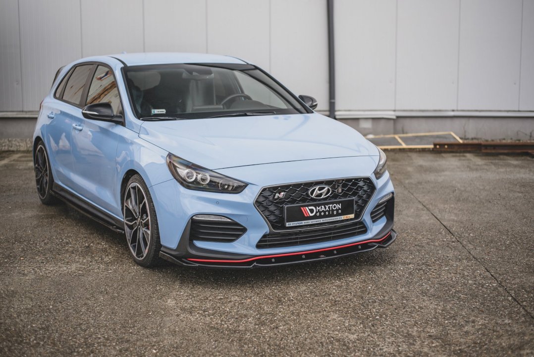 Maxton Design - Aftermarket  FRONT SPLITTER V.5 HYUNDAI I30 N MK3 HATCHBACK/ FASTBACK (2017-)