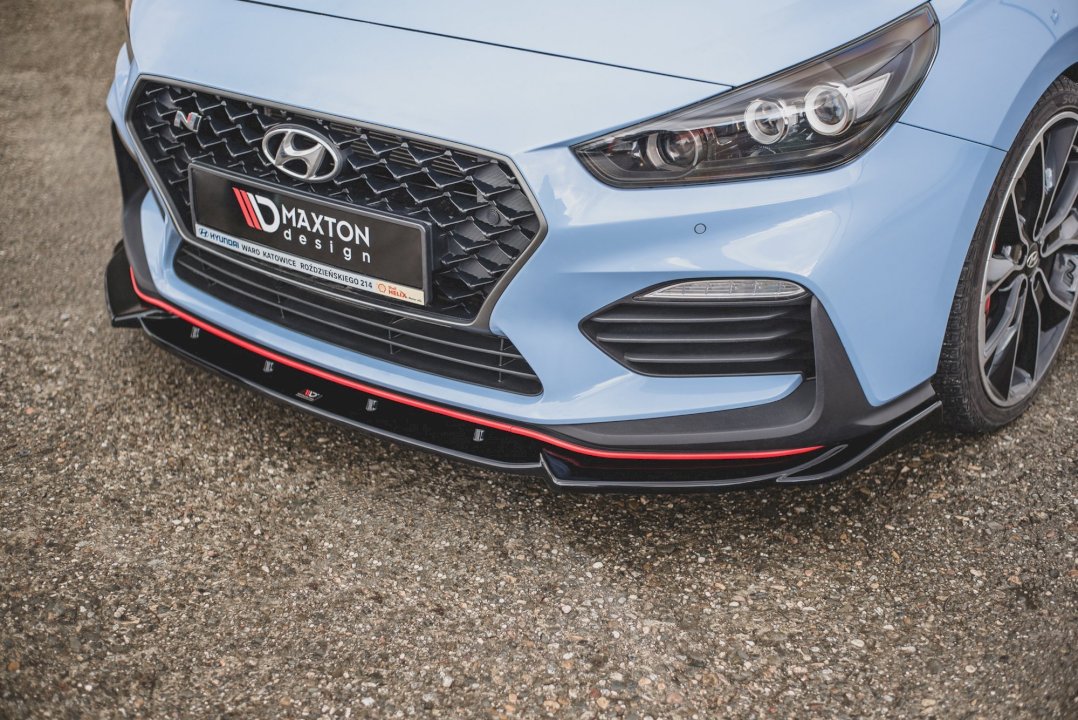 Maxton Design - Aftermarket  FRONT SPLITTER V.5 HYUNDAI I30 N MK3 HATCHBACK/ FASTBACK (2017-)