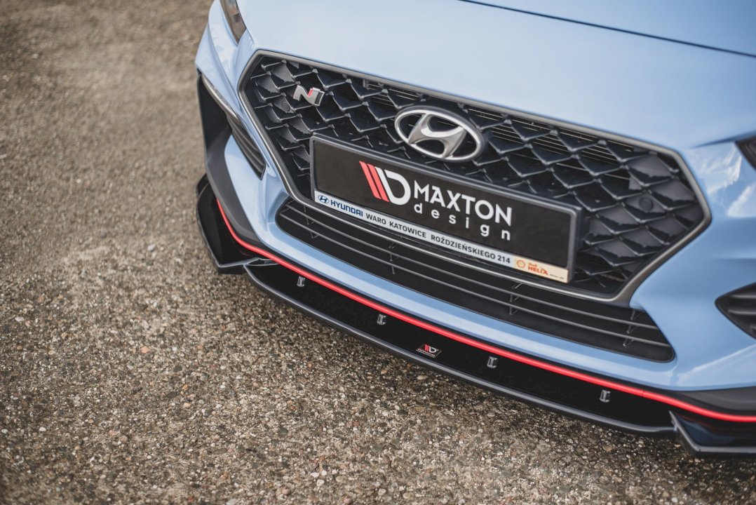 Maxton Design - Aftermarket  FRONT SPLITTER V.5 HYUNDAI I30 N MK3 HATCHBACK/ FASTBACK (2017-)