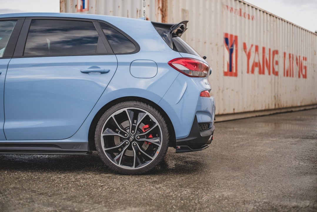 Maxton Design - Aftermarket  REAR SIDE SPLITTERS V.3 HYUNDAI I30 N MK3 HATCHBACK (2017-2020)