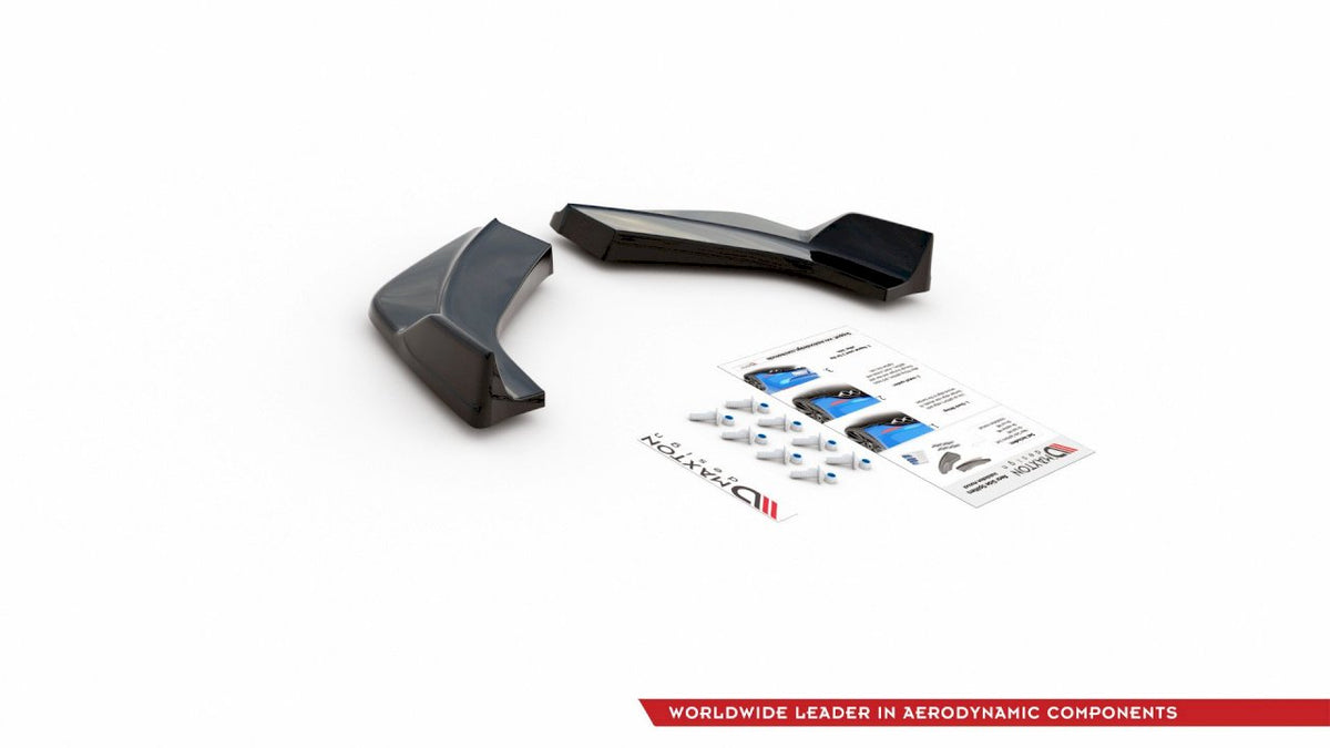 Maxton Design - Aftermarket  REAR SIDE SPLITTERS V.3 HYUNDAI I30 N MK3 HATCHBACK (2017-2020)