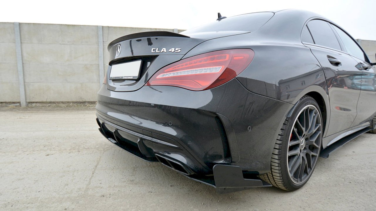 Maxton Design - Aftermarket  REAR SIDE SPLITTERS MERCEDES CLA A45 AMG C117 FACELIFT (2017-UP)
