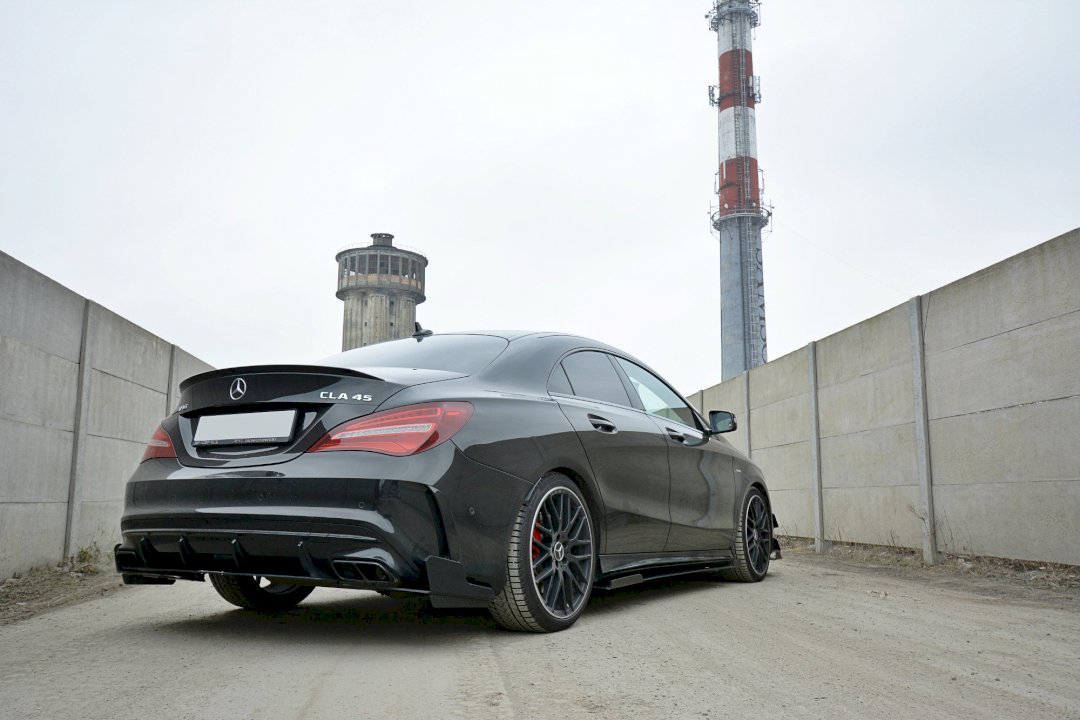 Maxton Design - Aftermarket  REAR SIDE SPLITTERS MERCEDES CLA A45 AMG C117 FACELIFT (2017-UP)