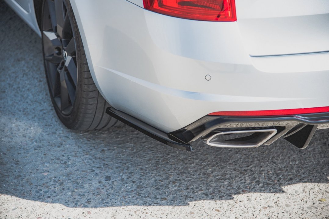 Maxton Design - Aftermarket  REAR SIDE DIFFUSERS V.2 SKODA OCTAVIA VRS MK3/MK3.5 HATCHBACK/ ESTATE