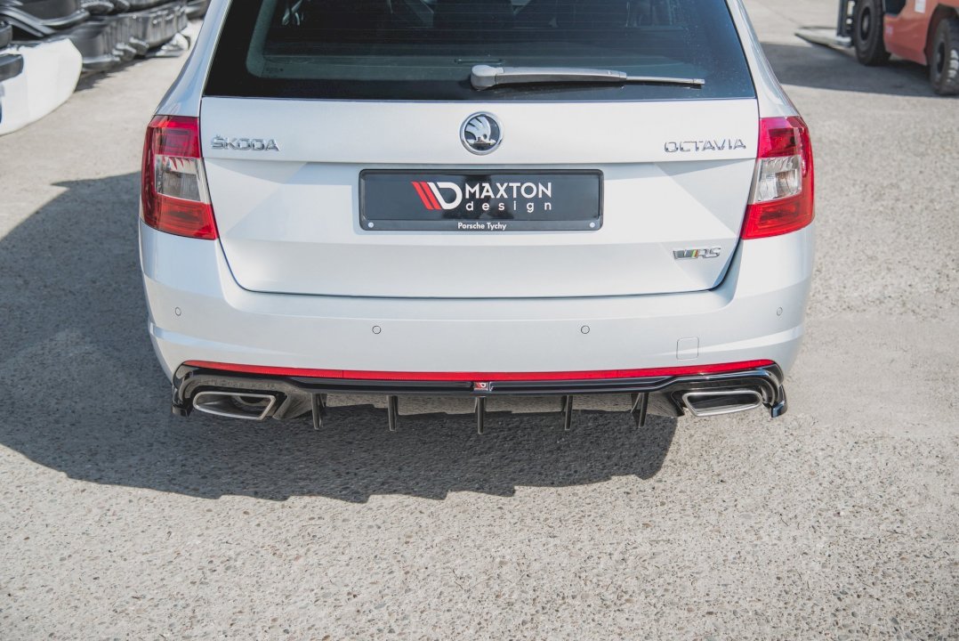 Maxton Design - Aftermarket  REAR SIDE DIFFUSERS V.2 SKODA OCTAVIA VRS MK3/MK3.5 HATCHBACK/ ESTATE