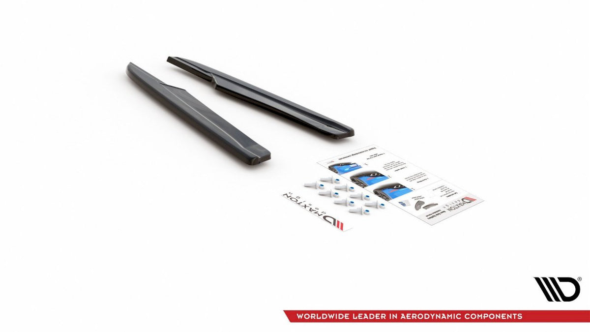 Maxton Design - Aftermarket  REAR SIDE DIFFUSERS V.2 SKODA OCTAVIA VRS MK3/MK3.5 HATCHBACK/ ESTATE