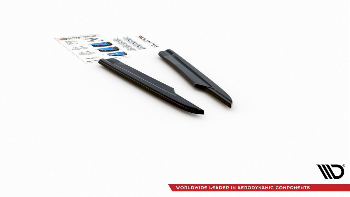 Maxton Design - Aftermarket  REAR SIDE DIFFUSERS V.2 SKODA OCTAVIA VRS MK3/MK3.5 HATCHBACK/ ESTATE