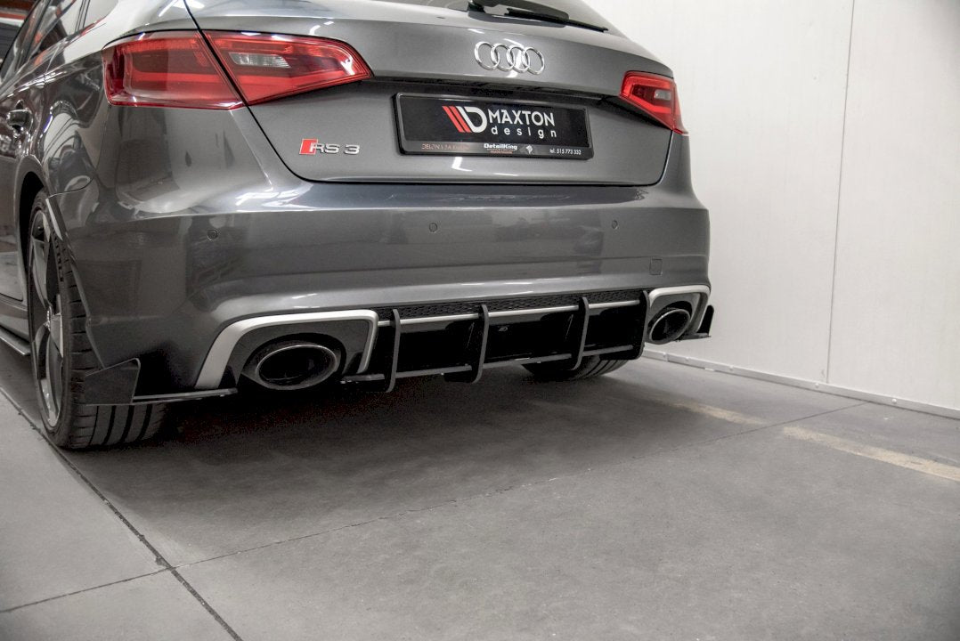 Maxton Design - Aftermarket  STREET PRO REAR DIFFUSER V1 AUDI RS3 8V SPORTBACK (2015-2016)