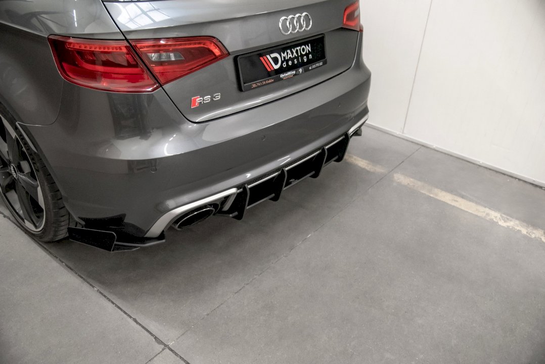Maxton Design - Aftermarket  STREET PRO REAR DIFFUSER V1 AUDI RS3 8V SPORTBACK (2015-2016)