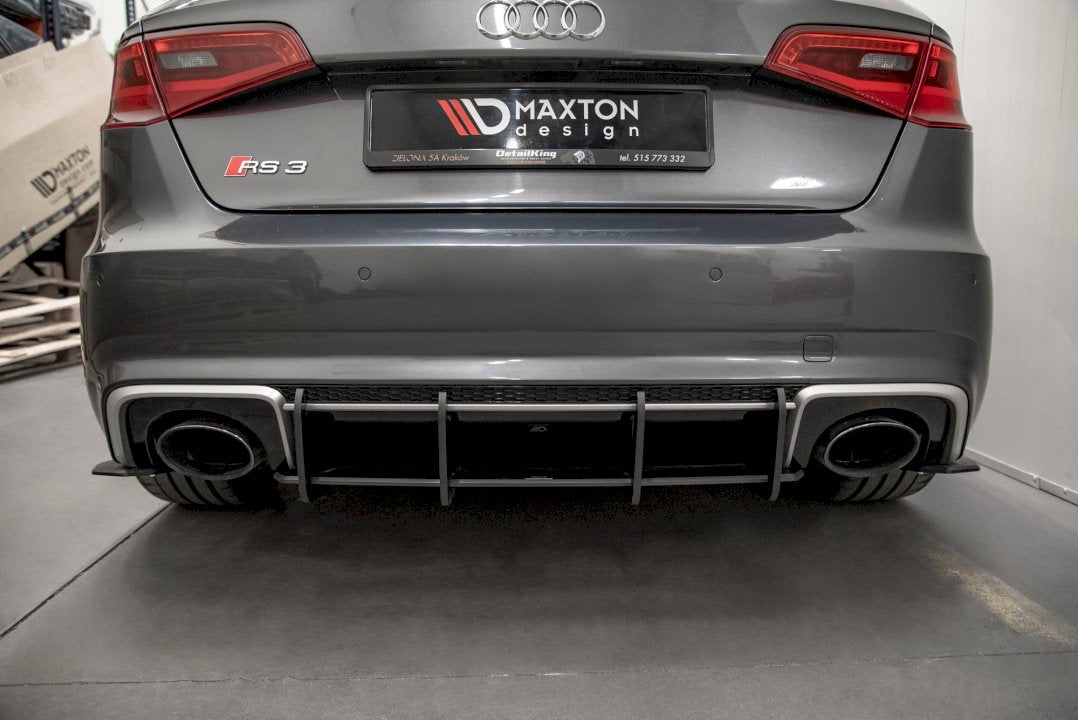 Maxton Design - Aftermarket  STREET PRO REAR DIFFUSER V1 AUDI RS3 8V SPORTBACK (2015-2016)