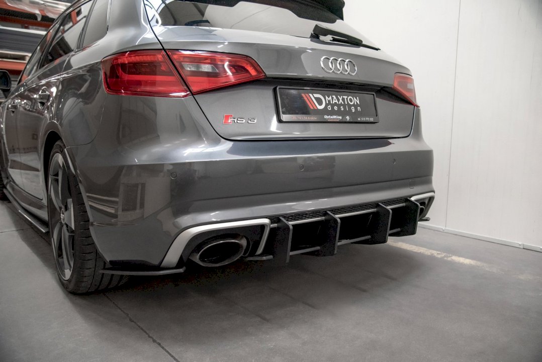Maxton Design - Aftermarket  STREET PRO REAR DIFFUSER V2 AUDI RS3 8V SPORTBACK (2015-2016)