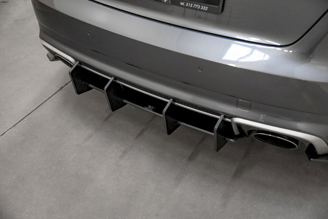 Maxton Design - Aftermarket  STREET PRO REAR DIFFUSER V2 AUDI RS3 8V SPORTBACK (2015-2016)