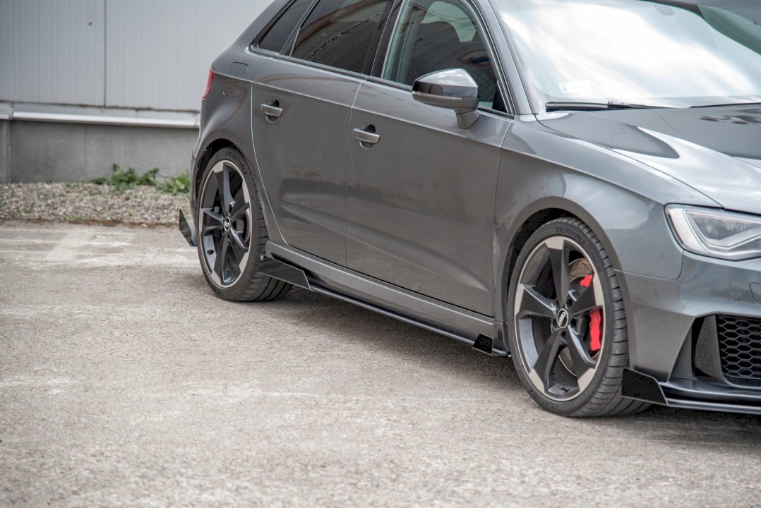 Maxton Design - Aftermarket  SIDE SKIRT FLAPS AUDI RS3 8V SPORTBACK (2015-2016)
