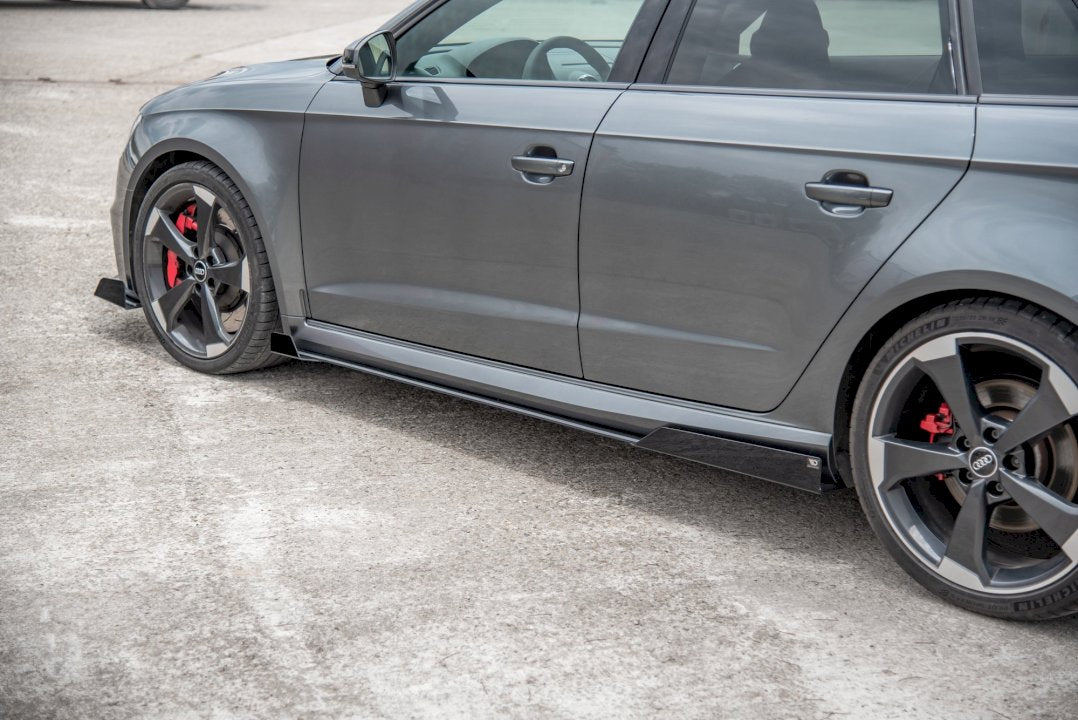 Maxton Design - Aftermarket  SIDE SKIRT FLAPS AUDI RS3 8V SPORTBACK (2015-2016)