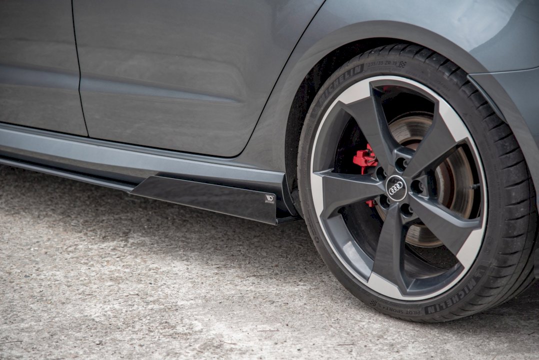Maxton Design - Aftermarket  SIDE SKIRT FLAPS AUDI RS3 8V SPORTBACK (2015-2016)