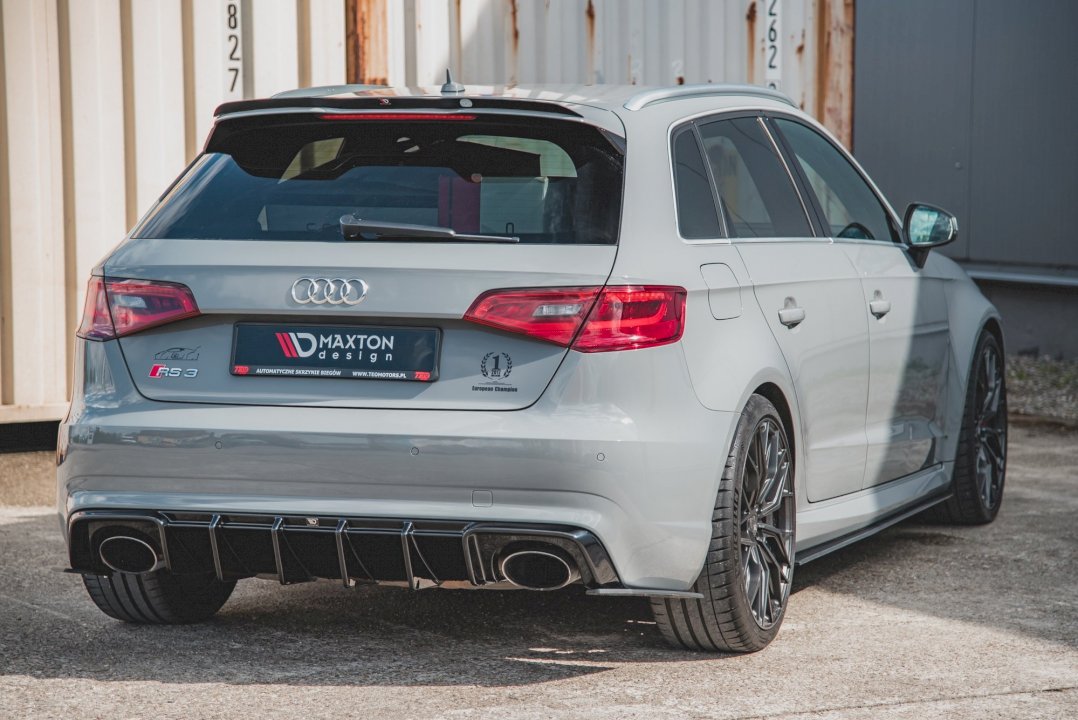 Maxton Design - Aftermarket  STREET PRO REAR SIDE SPLITTERS AUDI RS3 8V SPORTBACK (2015-2016)