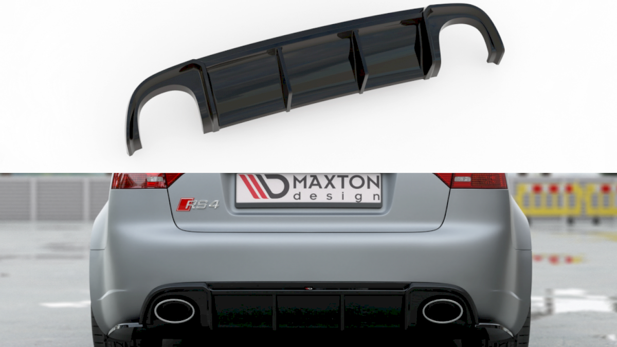 Maxton Design - Aftermarket  REAR VALANCE AUDI RS4 B7 (2006-2008)