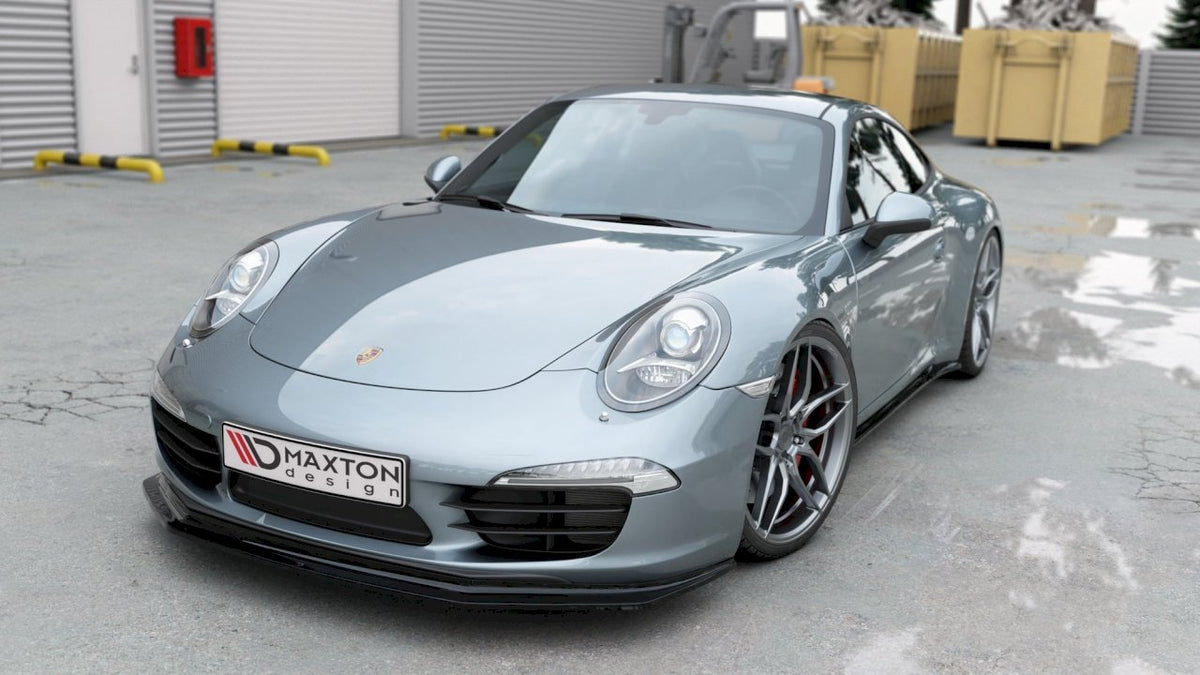 Maxton Design - Aftermarket  FRONT SPLITTER V2 PORSCHE 911 CARRERA 991 (2011-2016)