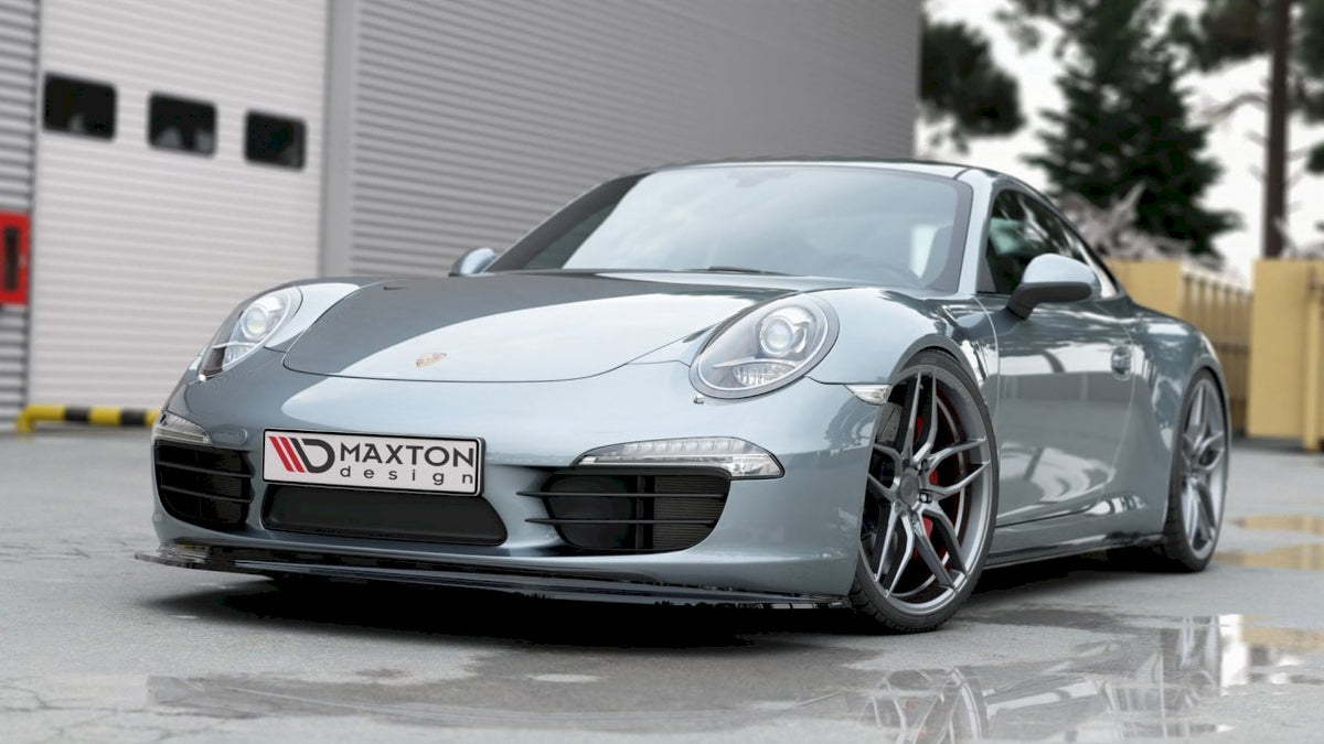 Maxton Design - Aftermarket  FRONT SPLITTER V2 PORSCHE 911 CARRERA 991 (2011-2016)