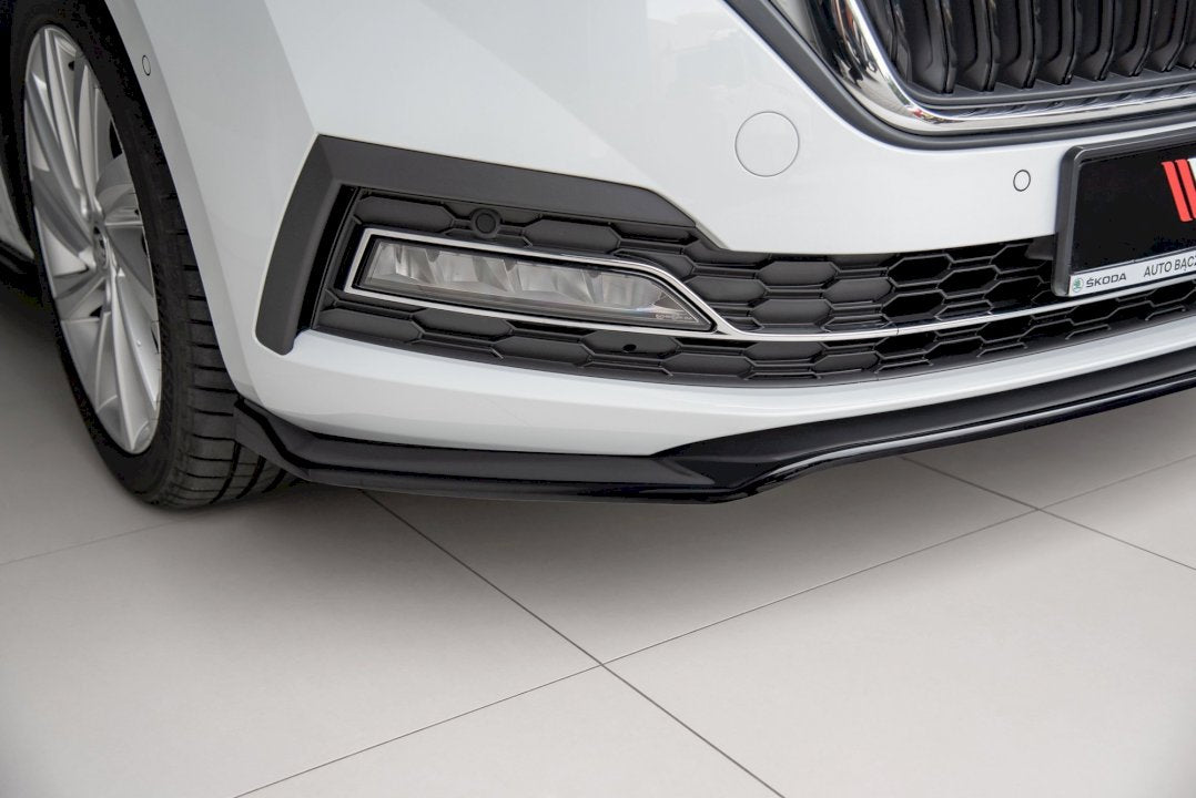 Maxton Design - Aftermarket  FRONT SPLITTER V2 SKODA OCTAVIA MK4 (2019-2024)