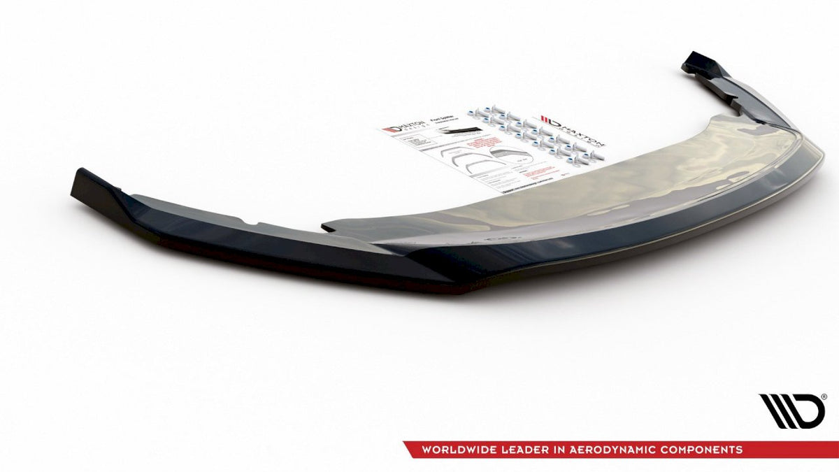 Maxton Design - Aftermarket  FRONT SPLITTER V2 SKODA OCTAVIA MK4 (2019-2024)