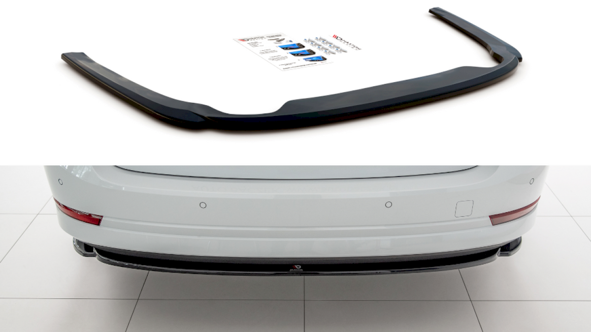 Maxton Design - Aftermarket  CENTRAL REAR SPLITTER SKODA OCTAVIA MK4 (2019-2024)