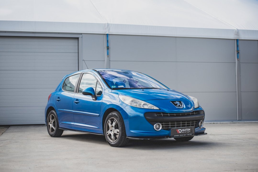 Maxton Design - Aftermarket  FRONT SPLITTER PEUGEOT 207 SPORT (2006 - 2009)