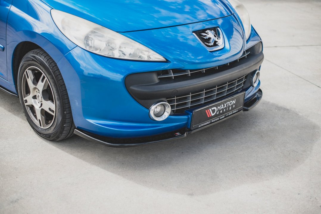 Maxton Design - Aftermarket  FRONT SPLITTER PEUGEOT 207 SPORT (2006 - 2009)
