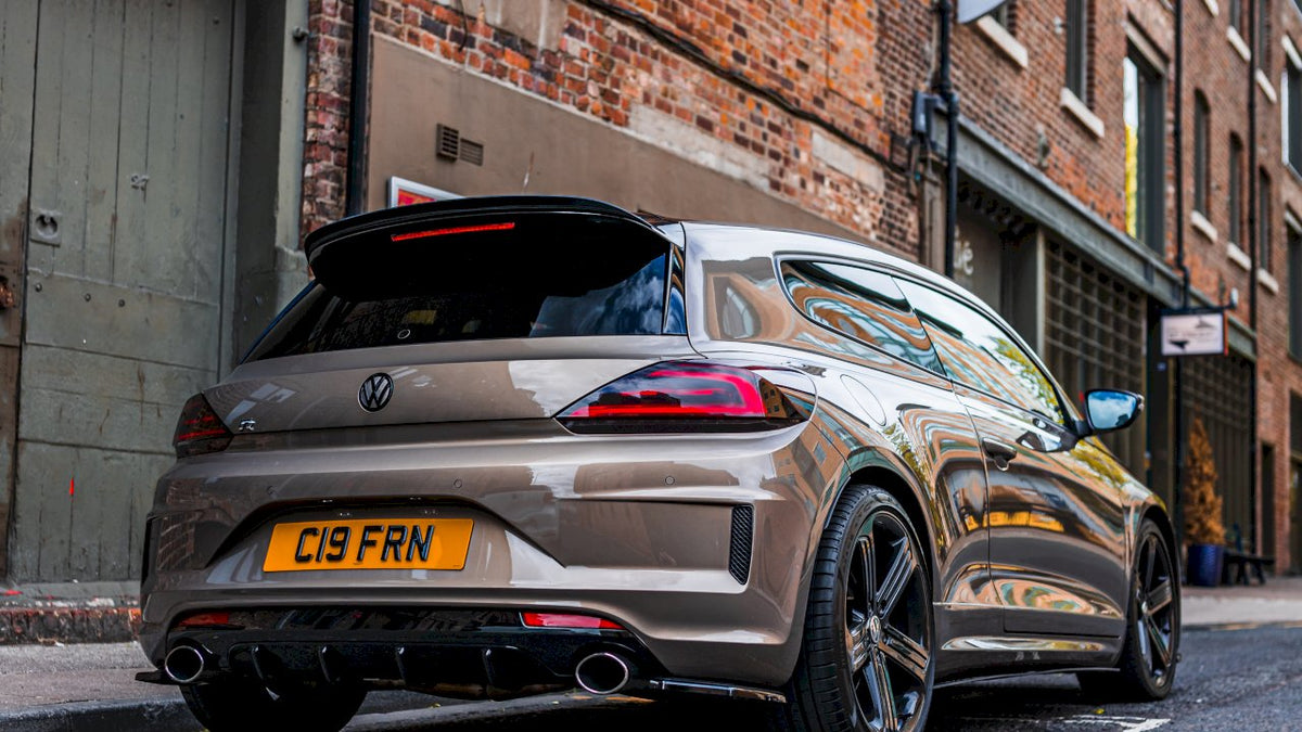 Maxton Design - Aftermarket  SPOILER EXTENSION CAP VOLKSWAGEN SCIROCCO MK3 R FACELIFT (2014-2017)