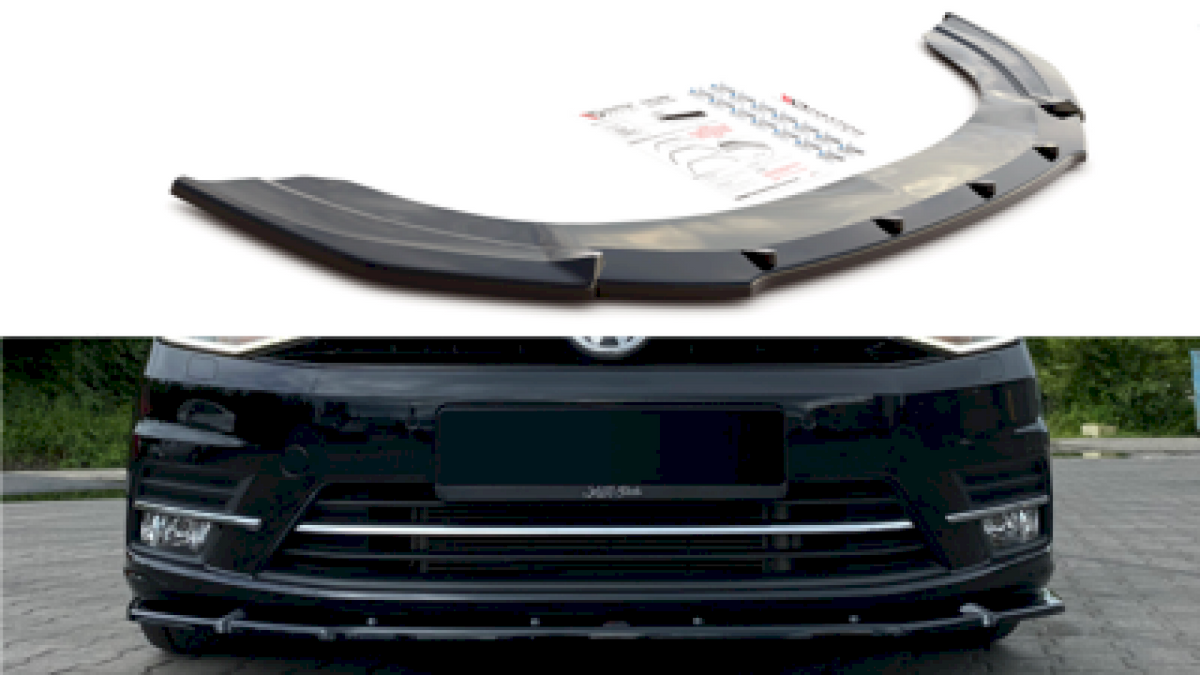 Maxton Design - Aftermarket  FRONT SPLITTER VOLKSWAGEN CADDY MK4 (2015-2020)