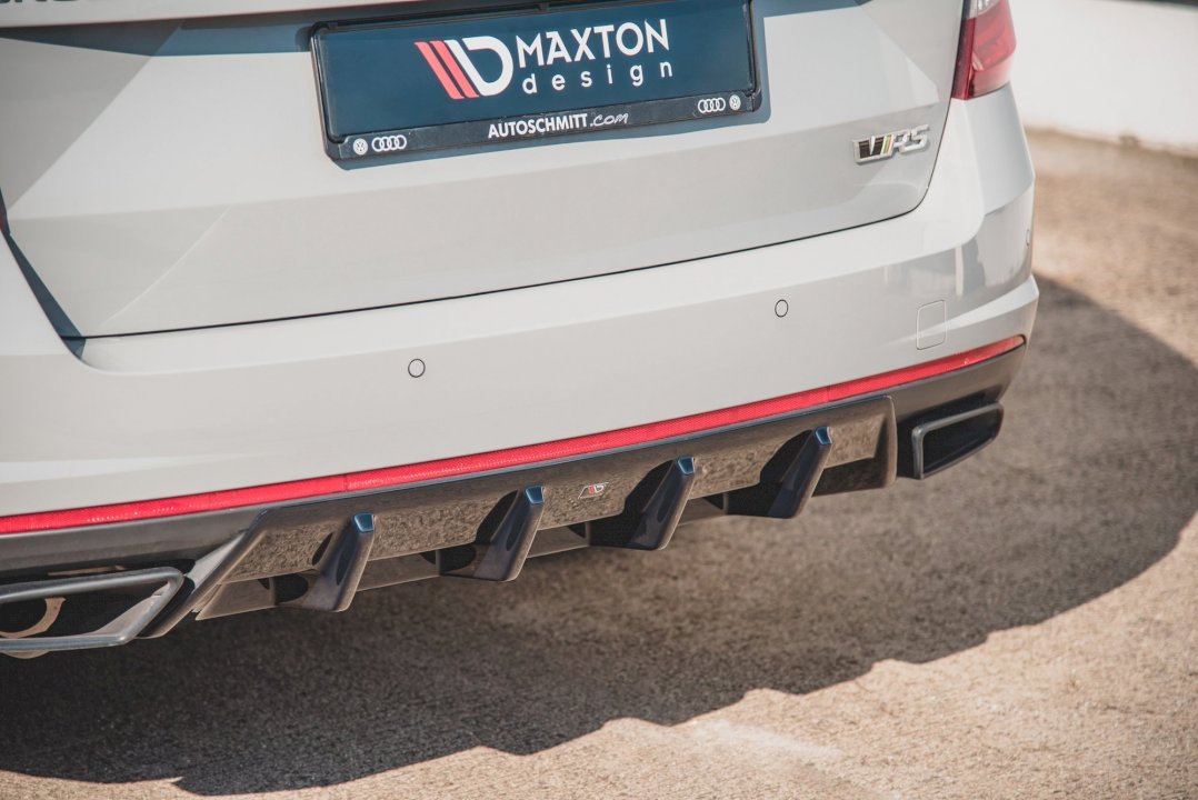 Maxton Design - Aftermarket  REAR VALANCE V.1 SKODA OCTAVIA VRS MK3/ MK3.5 HATCHBACK/ ESTATE
